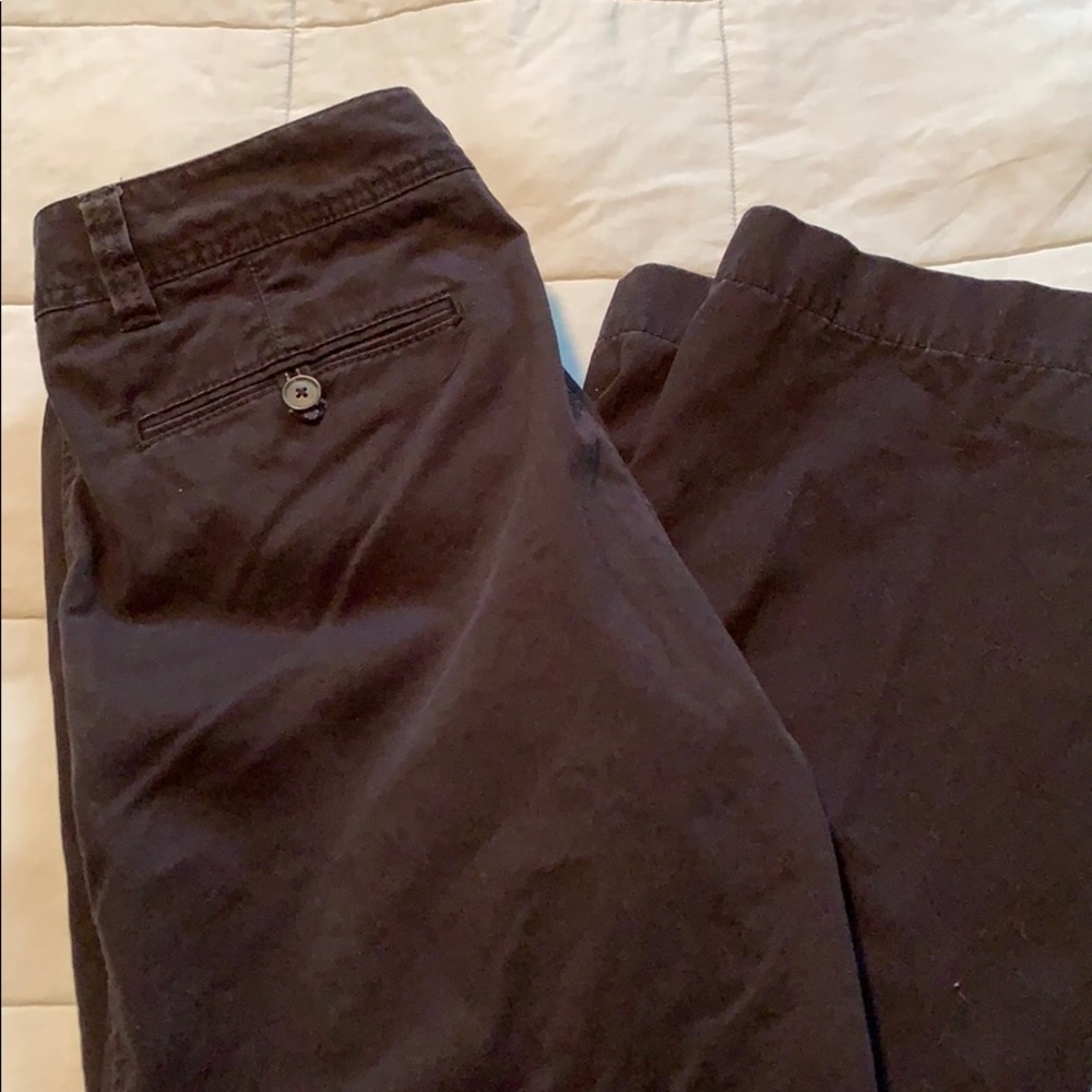 Black cotton pants
